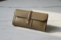 Pochette Clutch in Pelle Granata – Tortora