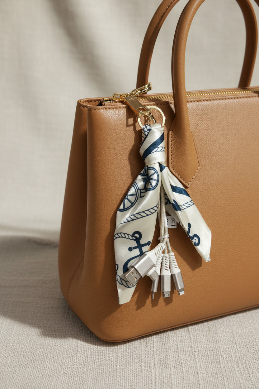 Manoa Bags – Foulard Borsa con Caricatore USB – Accessorio