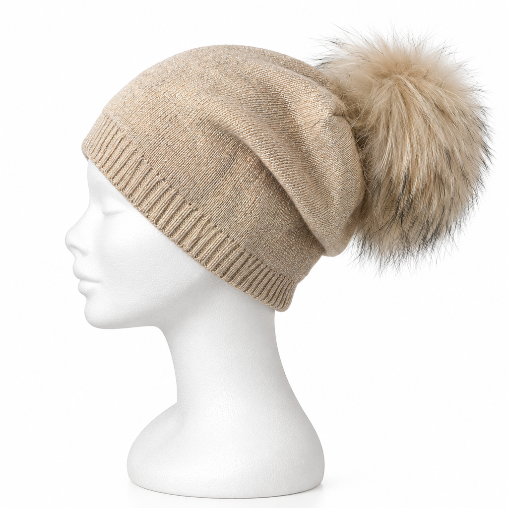 Beanie champagne laterale