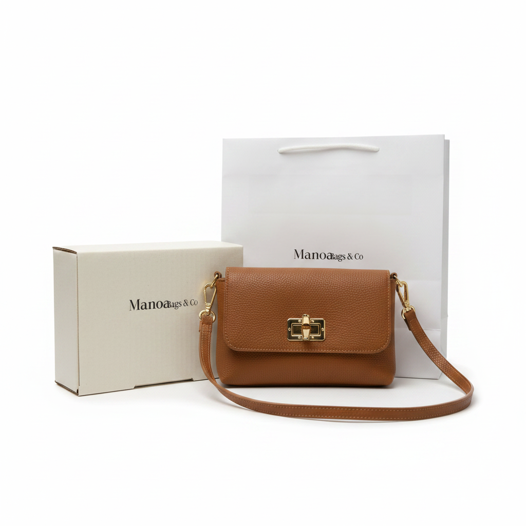 Borsa cognac — Studio Shot Manoa Bags & Co