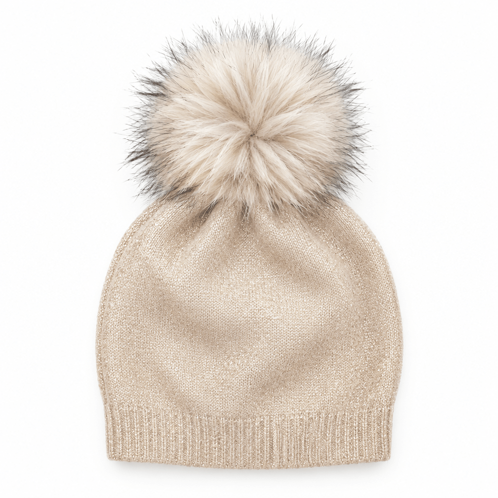 Cuffia con pompom - Manoa Bags & Co