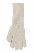 Guanto crema verticale sfondo bianco