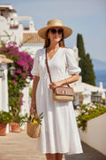 Manoa Bags – Borsa Estiva in Pelle Cuoio e Iuta – Donna - Manoa Bags & Co