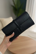 Manoa Bags – Pochette Clutch in Pelle – Tortora e Nera - Manoa Bags & Co
