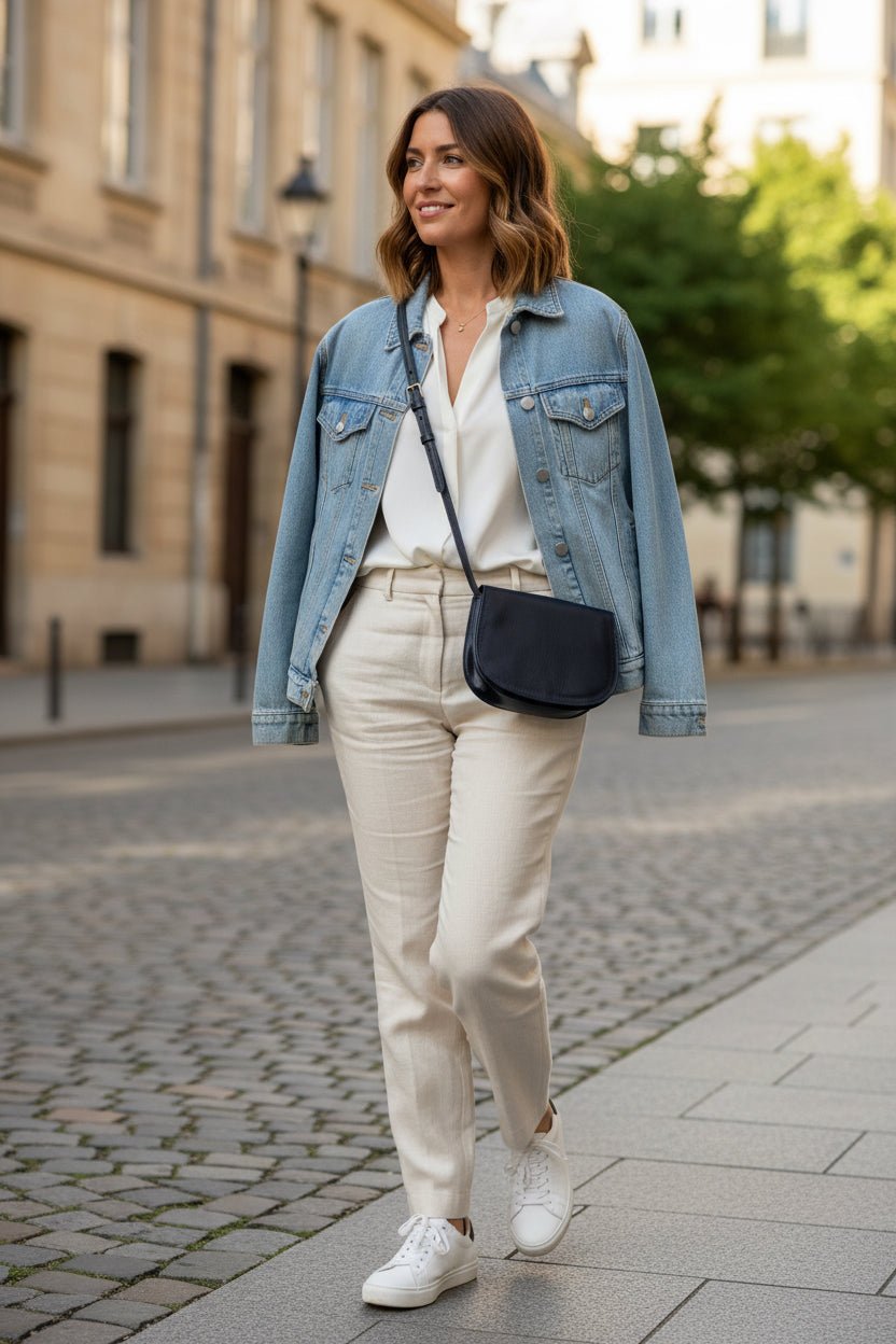 Paola – Borsetta a Tracolla in Pelle Blu Notte - Manoa Bags & Co